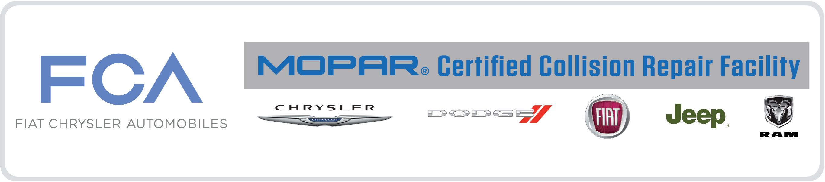 FCA Mopar Certified Collision Repair